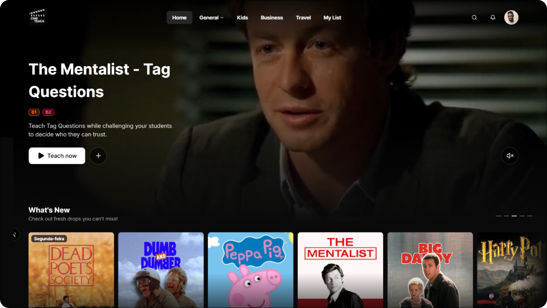 CineTeach — Plataforma